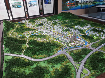 نموذج مصغر مخصص للمدينة ، ارسم رسمًا ملونًا ذا طبقات ثلاثية الأبعاد
