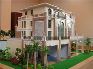 Internal Light Villa House 3D Model 10CM Wood Base Plate 1 / 30 Scale